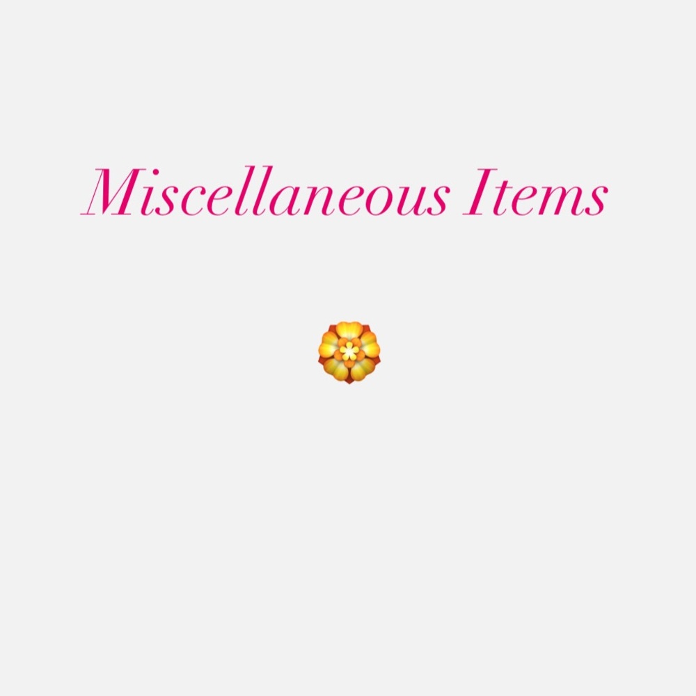 Miscellaneous for sale here